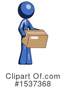 Blue Design Mascot Clipart #1537368 by Leo Blanchette