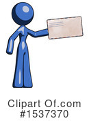 Blue Design Mascot Clipart #1537370 by Leo Blanchette