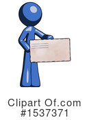 Blue Design Mascot Clipart #1537371 by Leo Blanchette