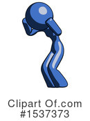 Blue Design Mascot Clipart #1537373 by Leo Blanchette