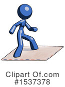 Blue Design Mascot Clipart #1537378 by Leo Blanchette