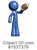 Blue Design Mascot Clipart #1537379 by Leo Blanchette