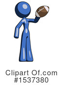 Blue Design Mascot Clipart #1537380 by Leo Blanchette