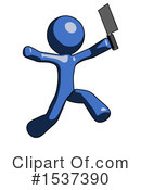 Blue Design Mascot Clipart #1537390 by Leo Blanchette