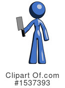 Blue Design Mascot Clipart #1537393 by Leo Blanchette