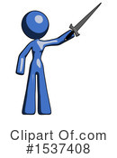 Blue Design Mascot Clipart #1537408 by Leo Blanchette