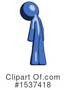 Blue Design Mascot Clipart #1537418 by Leo Blanchette