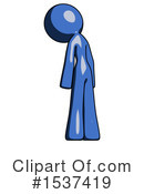 Blue Design Mascot Clipart #1537419 by Leo Blanchette