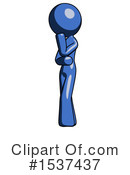 Blue Design Mascot Clipart #1537437 by Leo Blanchette