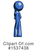 Blue Design Mascot Clipart #1537438 by Leo Blanchette