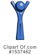 Blue Design Mascot Clipart #1537462 by Leo Blanchette