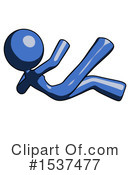 Blue Design Mascot Clipart #1537477 by Leo Blanchette