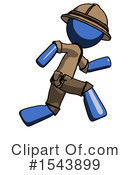 Blue Design Mascot Clipart #1543899 by Leo Blanchette