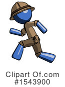 Blue Design Mascot Clipart #1543900 by Leo Blanchette