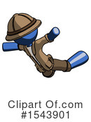 Blue Design Mascot Clipart #1543901 by Leo Blanchette