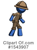 Blue Design Mascot Clipart #1543907 by Leo Blanchette