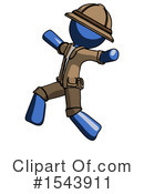 Blue Design Mascot Clipart #1543911 by Leo Blanchette