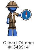 Blue Design Mascot Clipart #1543914 by Leo Blanchette