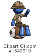 Blue Design Mascot Clipart #1543919 by Leo Blanchette