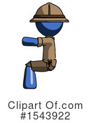 Blue Design Mascot Clipart #1543922 by Leo Blanchette