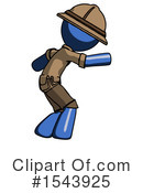 Blue Design Mascot Clipart #1543925 by Leo Blanchette
