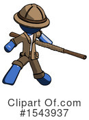 Blue Design Mascot Clipart #1543937 by Leo Blanchette