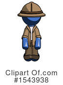 Blue Design Mascot Clipart #1543938 by Leo Blanchette