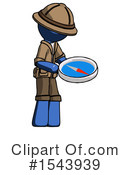 Blue Design Mascot Clipart #1543939 by Leo Blanchette
