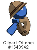 Blue Design Mascot Clipart #1543942 by Leo Blanchette