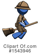 Blue Design Mascot Clipart #1543946 by Leo Blanchette
