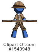 Blue Design Mascot Clipart #1543948 by Leo Blanchette
