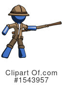 Blue Design Mascot Clipart #1543957 by Leo Blanchette