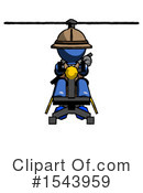 Blue Design Mascot Clipart #1543959 by Leo Blanchette