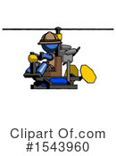 Blue Design Mascot Clipart #1543960 by Leo Blanchette