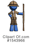 Blue Design Mascot Clipart #1543966 by Leo Blanchette