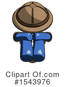 Blue Design Mascot Clipart #1543976 by Leo Blanchette