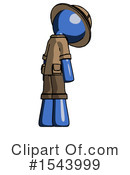 Blue Design Mascot Clipart #1543999 by Leo Blanchette