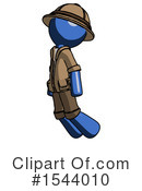 Blue Design Mascot Clipart #1544010 by Leo Blanchette