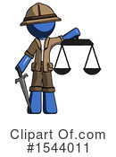 Blue Design Mascot Clipart #1544011 by Leo Blanchette