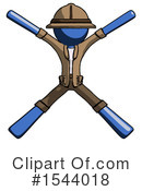 Blue Design Mascot Clipart #1544018 by Leo Blanchette