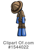 Blue Design Mascot Clipart #1544022 by Leo Blanchette