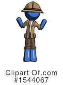 Blue Design Mascot Clipart #1544067 by Leo Blanchette