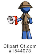 Blue Design Mascot Clipart #1544078 by Leo Blanchette