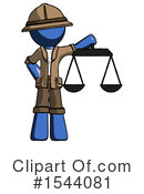 Blue Design Mascot Clipart #1544081 by Leo Blanchette