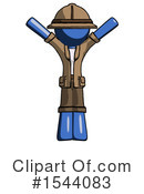 Blue Design Mascot Clipart #1544083 by Leo Blanchette