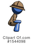 Blue Design Mascot Clipart #1544098 by Leo Blanchette