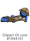 Blue Design Mascot Clipart #1544101 by Leo Blanchette