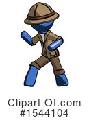 Blue Design Mascot Clipart #1544104 by Leo Blanchette
