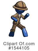 Blue Design Mascot Clipart #1544105 by Leo Blanchette