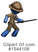 Blue Design Mascot Clipart #1544106 by Leo Blanchette